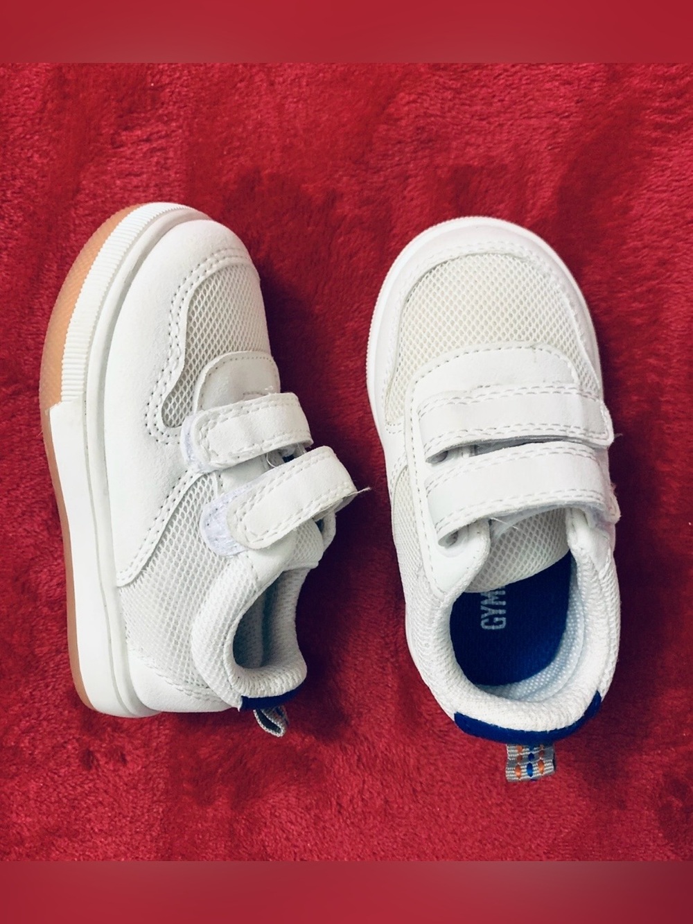 Gymboree Boys Girls White Sneakers Size US 5 New